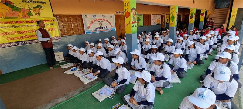 नमामि गंगे के तहत विद्यार्थियों ने बनाए विभिन्न मॉडल दिया जल संरक्षण का संदेश