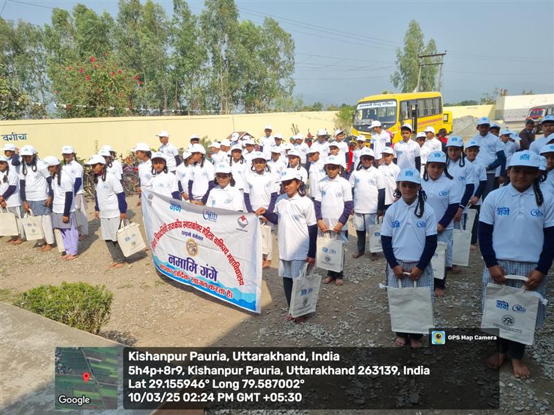 नमामि गंगे के तहत विद्यार्थियों ने बनाए विभिन्न मॉडल दिया जल संरक्षण का संदेश