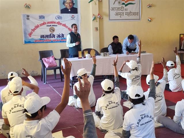 महिला महाविद्यालय हल्द्वानी की नमामि गंगे इकाई ने आयोजित की पोस्टर प्रतियोगिता एवं संगोष्ठी
